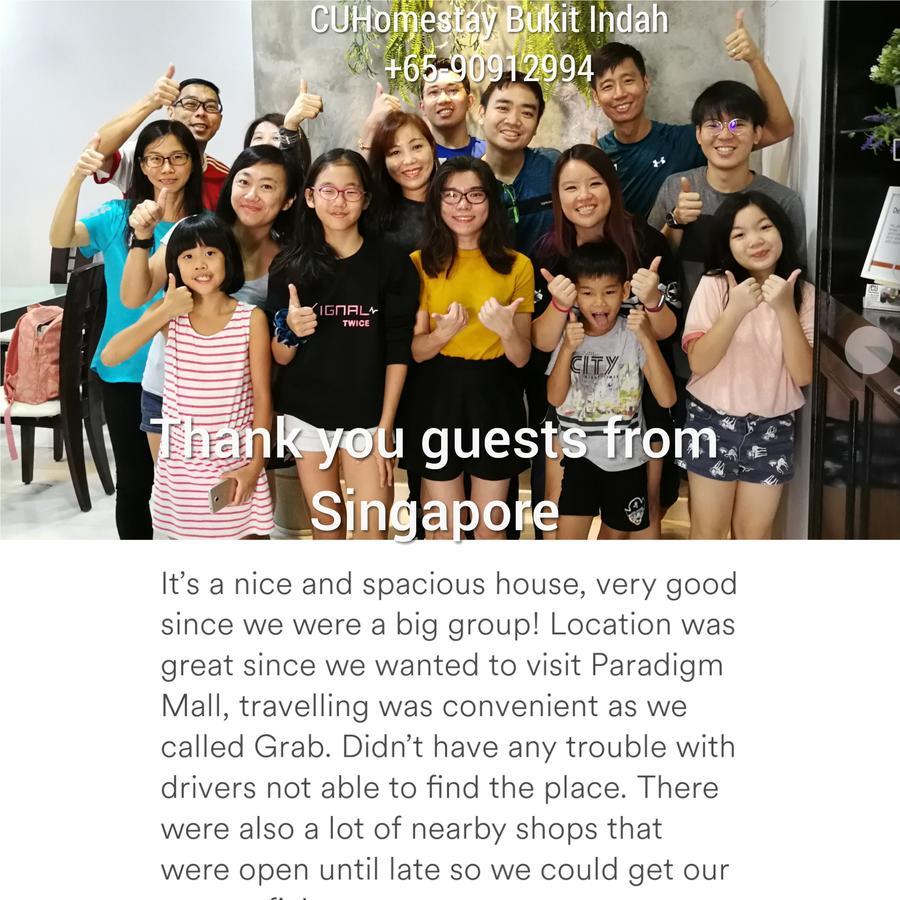 Jb Homestay Bukit Indah Wifi Ciq Mall Legoland Free Parking Johor Bahru Exterior photo
